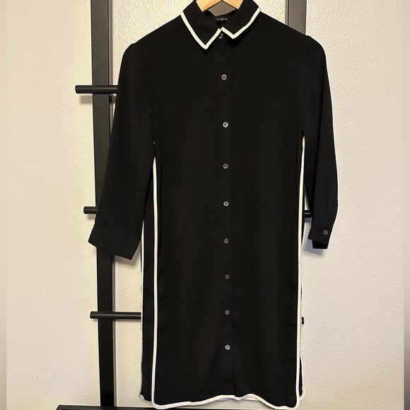 Ann Taylor Button Down Shirt Dress - Picture 1 of 7